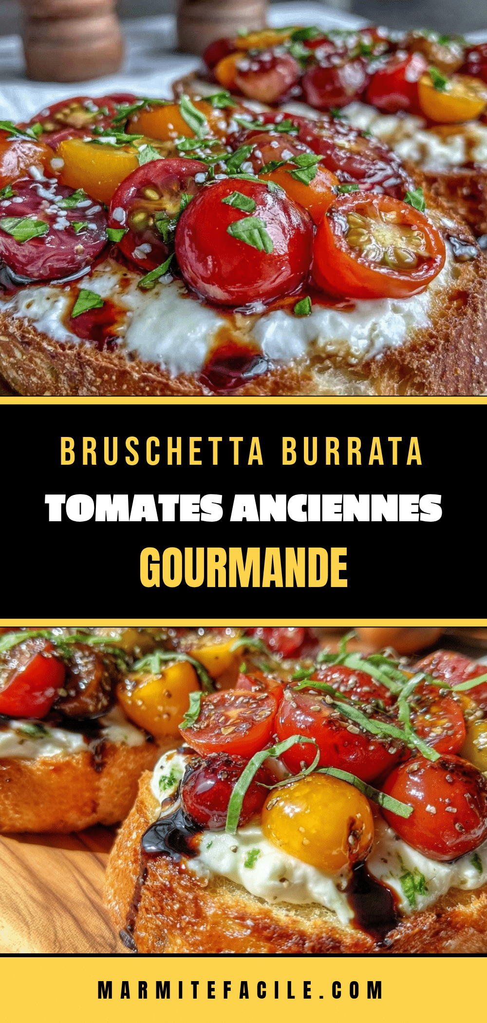 bruschetta burrata tomates anciennes recipe