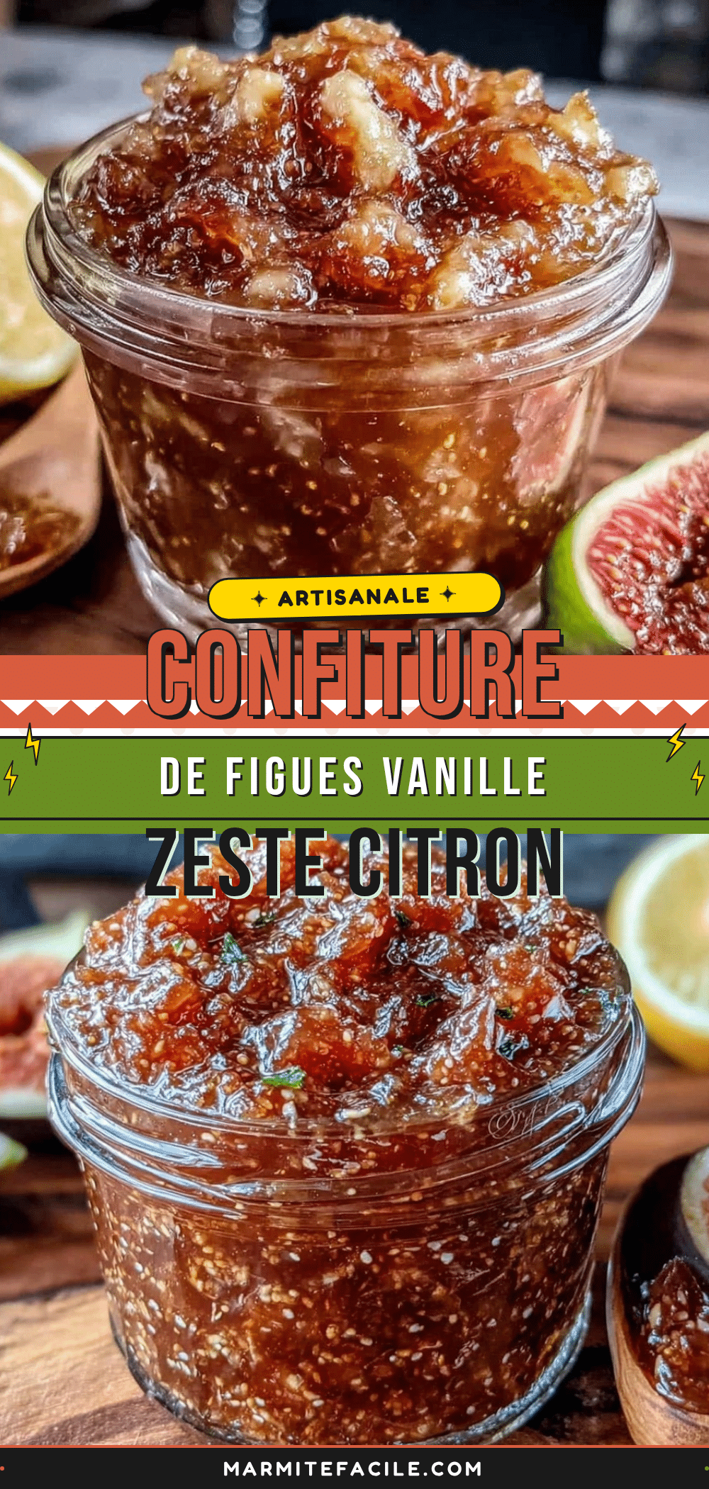 confiture de figues vanille citron recipe