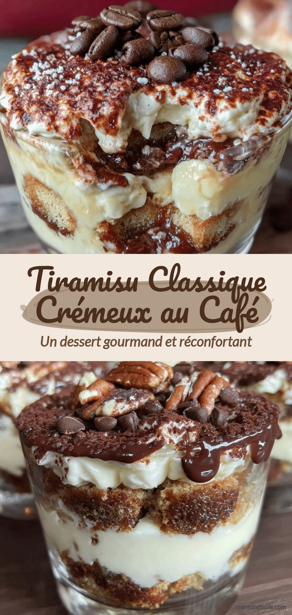crémeux tiramisu classique au café recipe