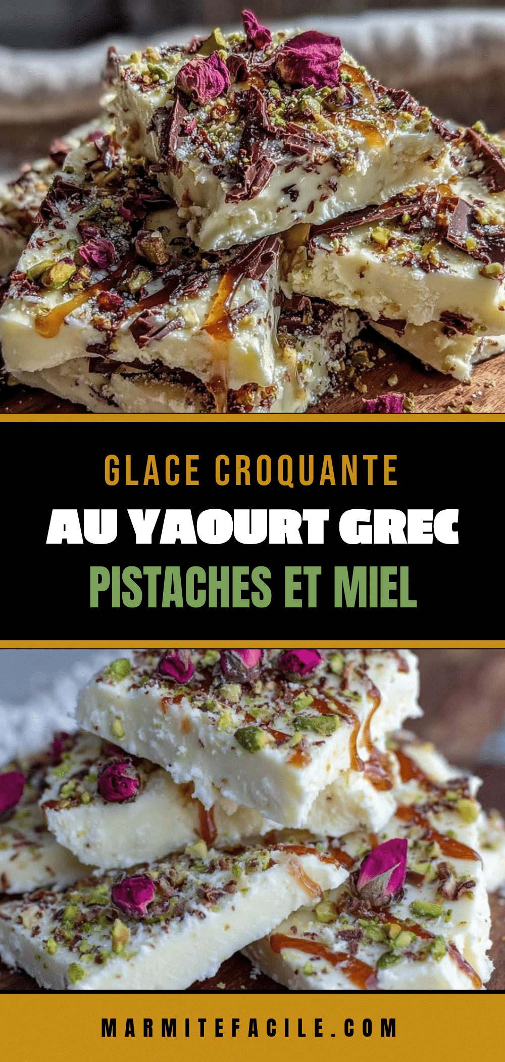 croquante glace au yaourt grec recipe