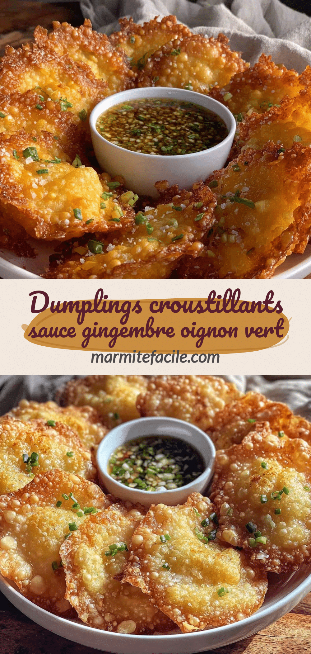 dumplings au papier de riz recipe