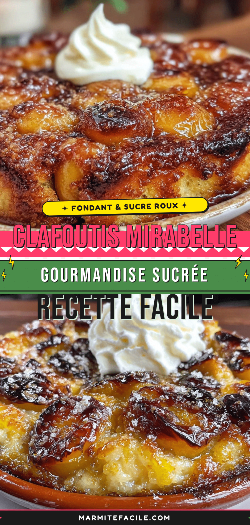 fondant clafoutis mirabelle au sucre roux recipe