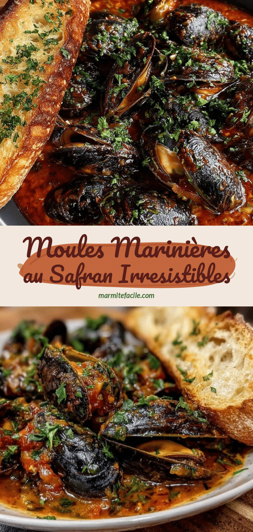 moules marinières au safran recipe