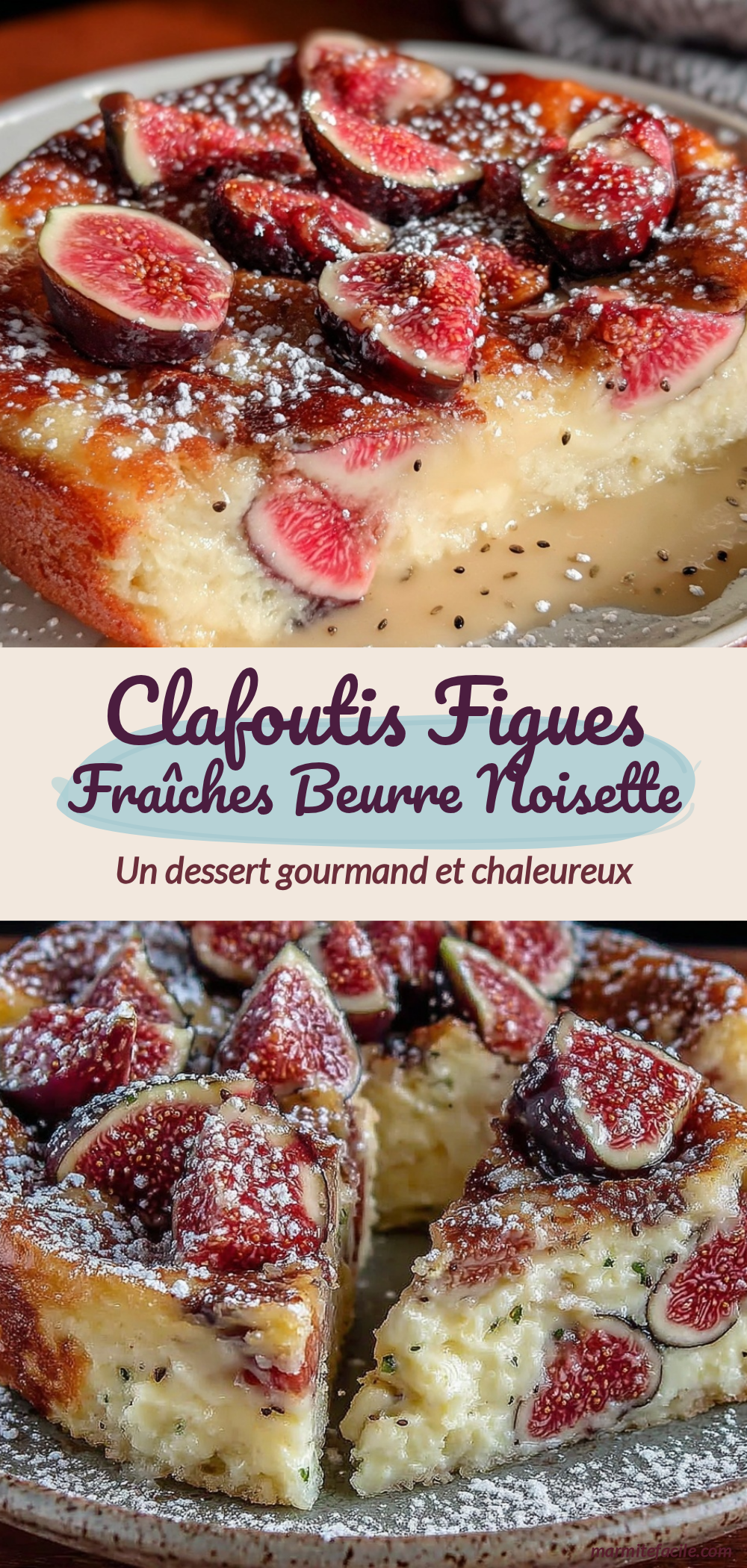 parfait clafoutis figues fraîches beurre noisette recipe