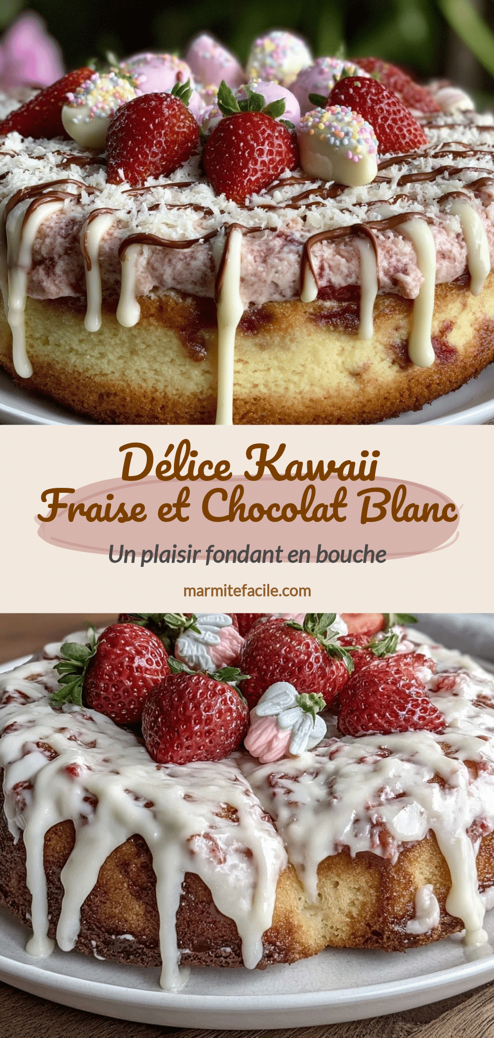 Parfait Kawaii Bento Cake recipe