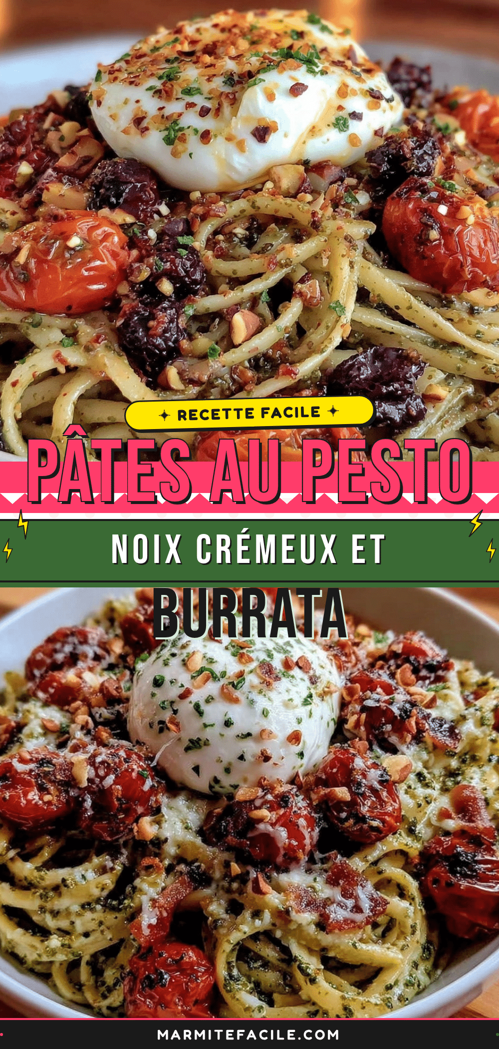 pâtes au pesto de noix recipe