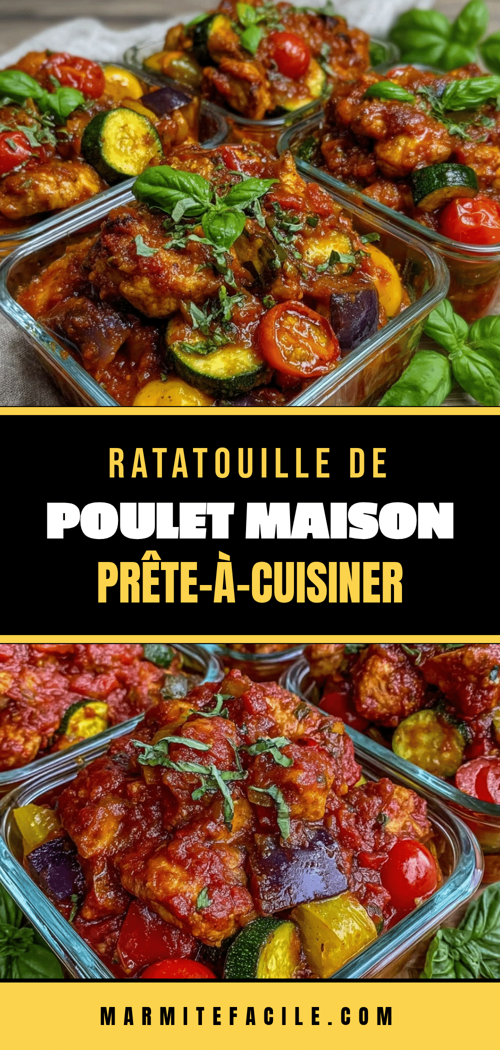 ratatouille de poulet maison recipe