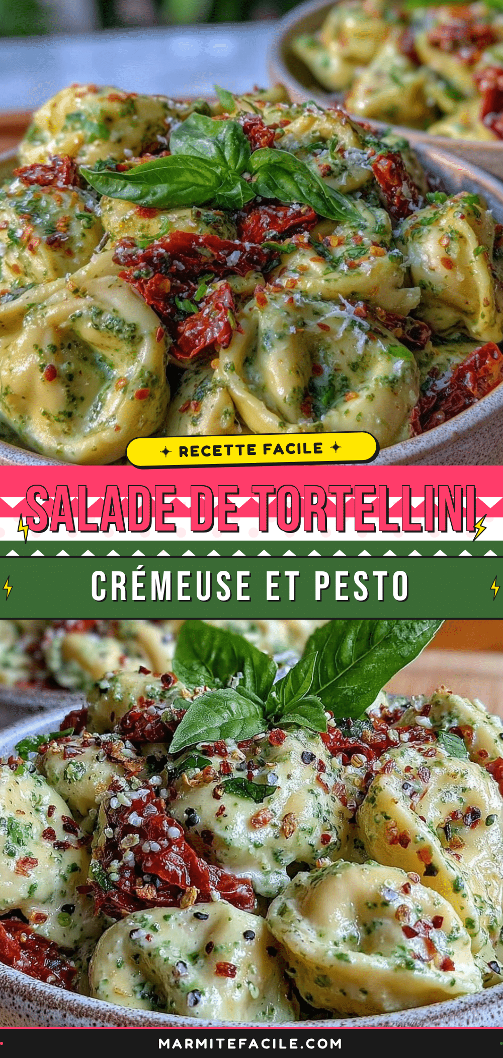 salade de tortellini au pesto recipe