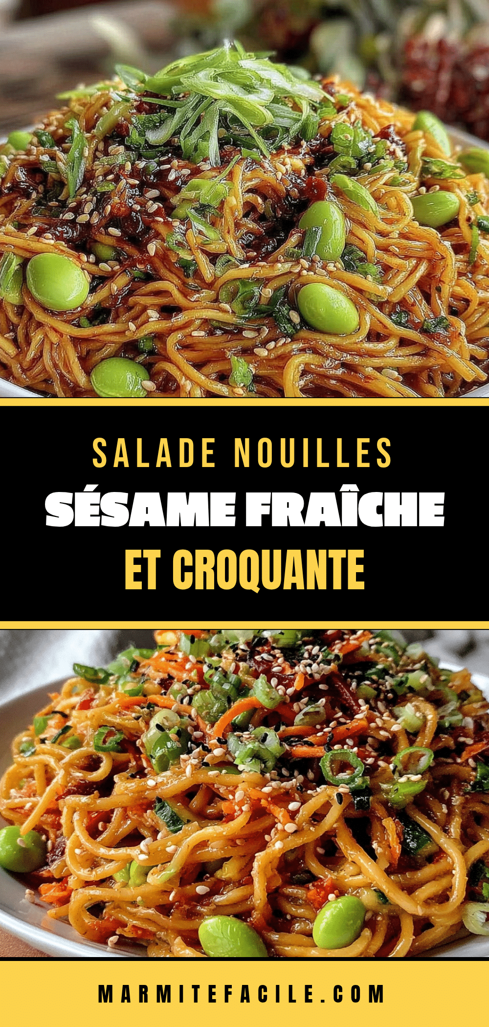 salade nouilles sésame croquante légère recipe