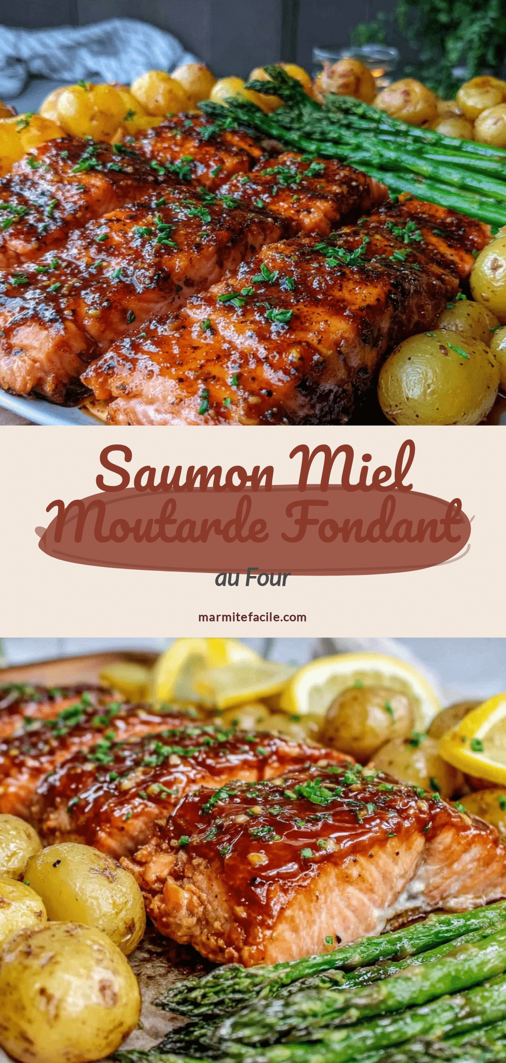 saumon miel moutarde fondant au four recipe