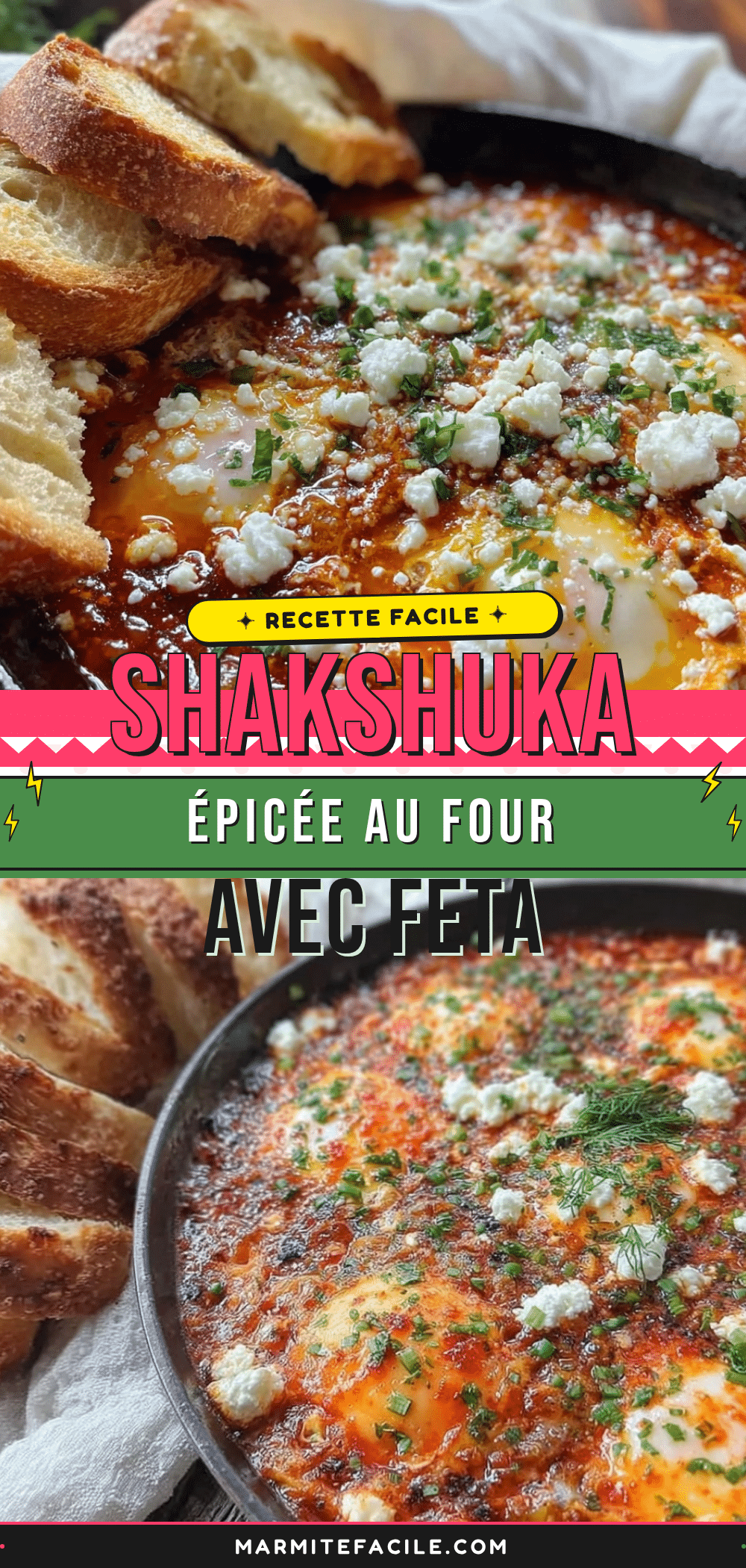 shakshuka épicée au four avec feta recipe