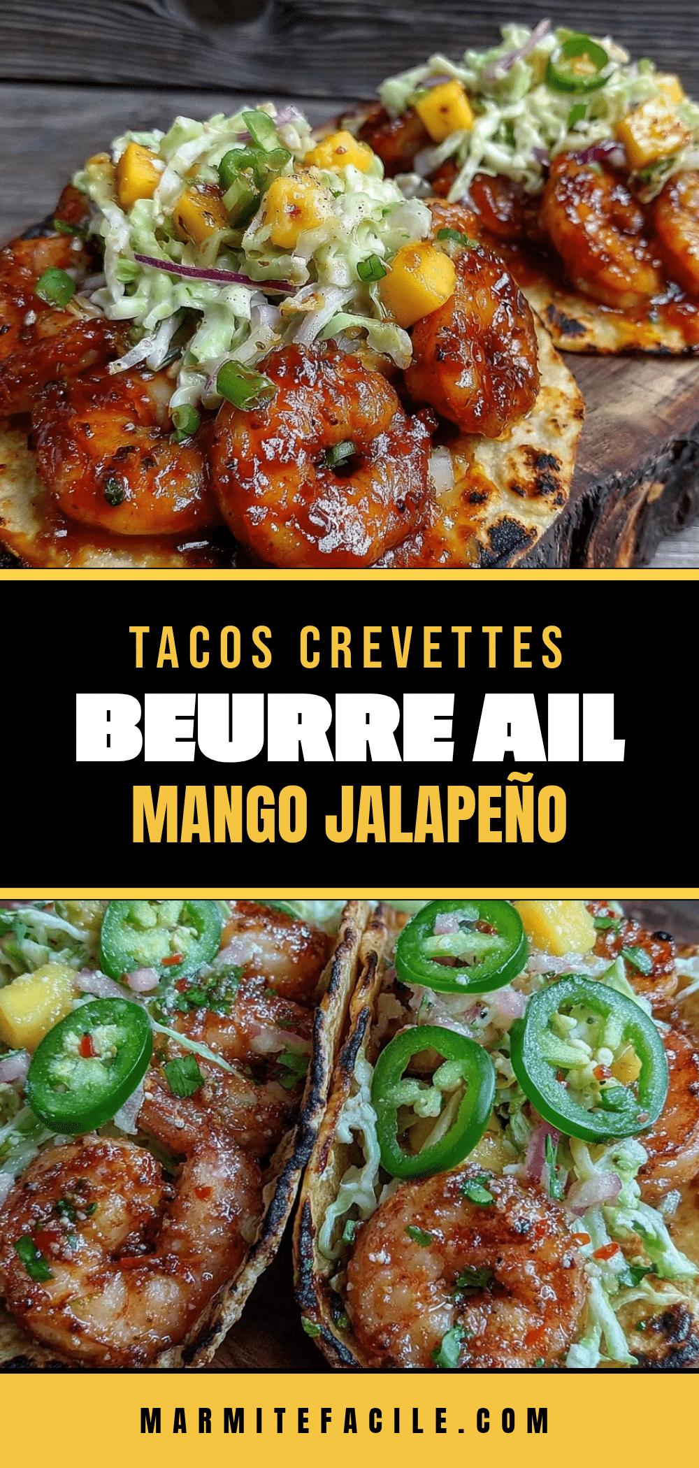 tacos crevettes beurre ail recipe