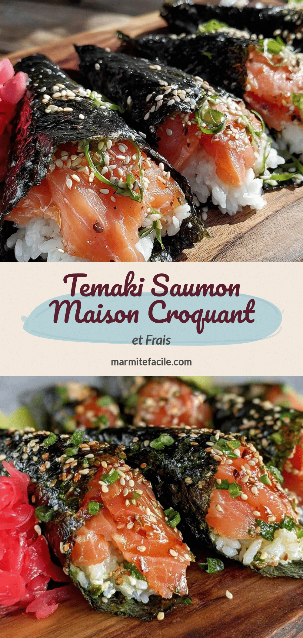 temaki saumon maison recipe