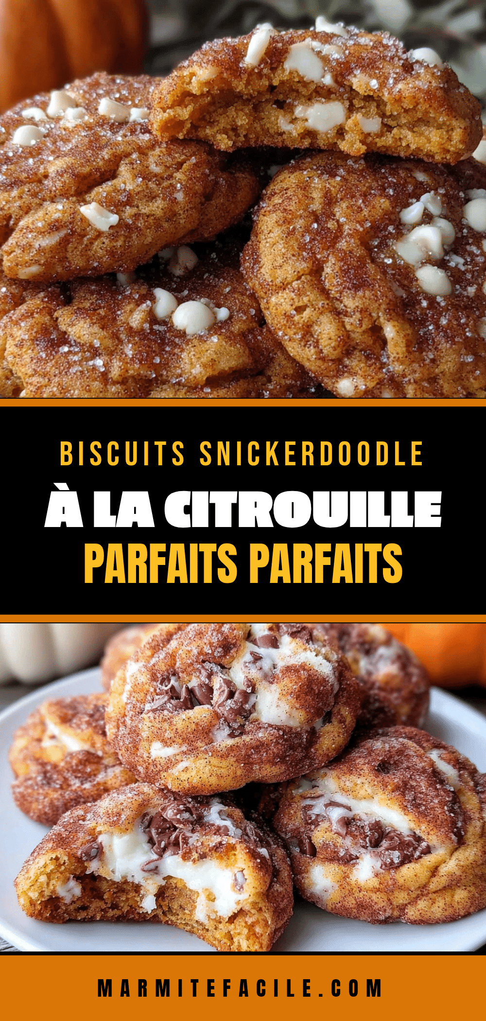 biscuits snickerdoodle à la citrouille recipe