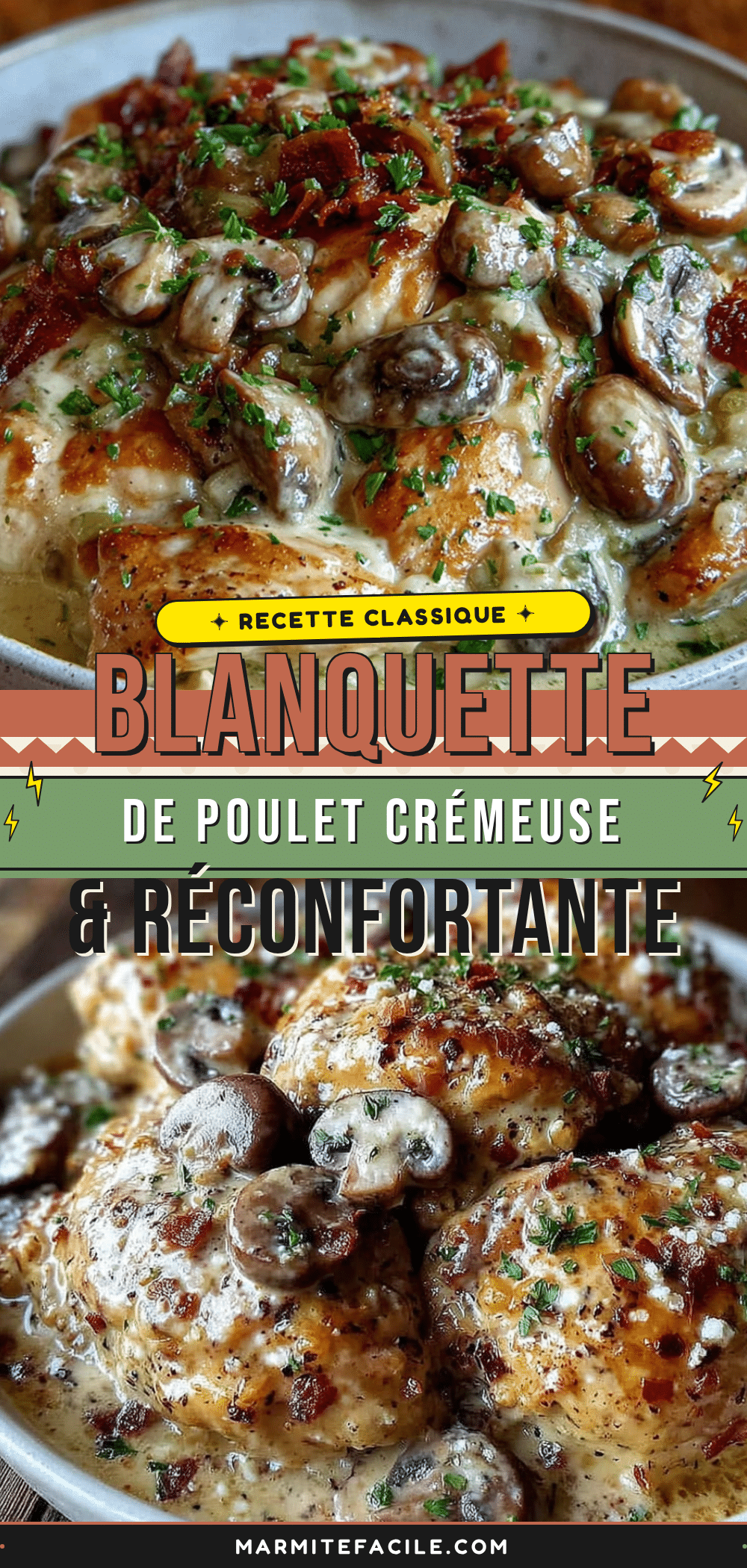 blanquette de poulet crémeuse recipe
