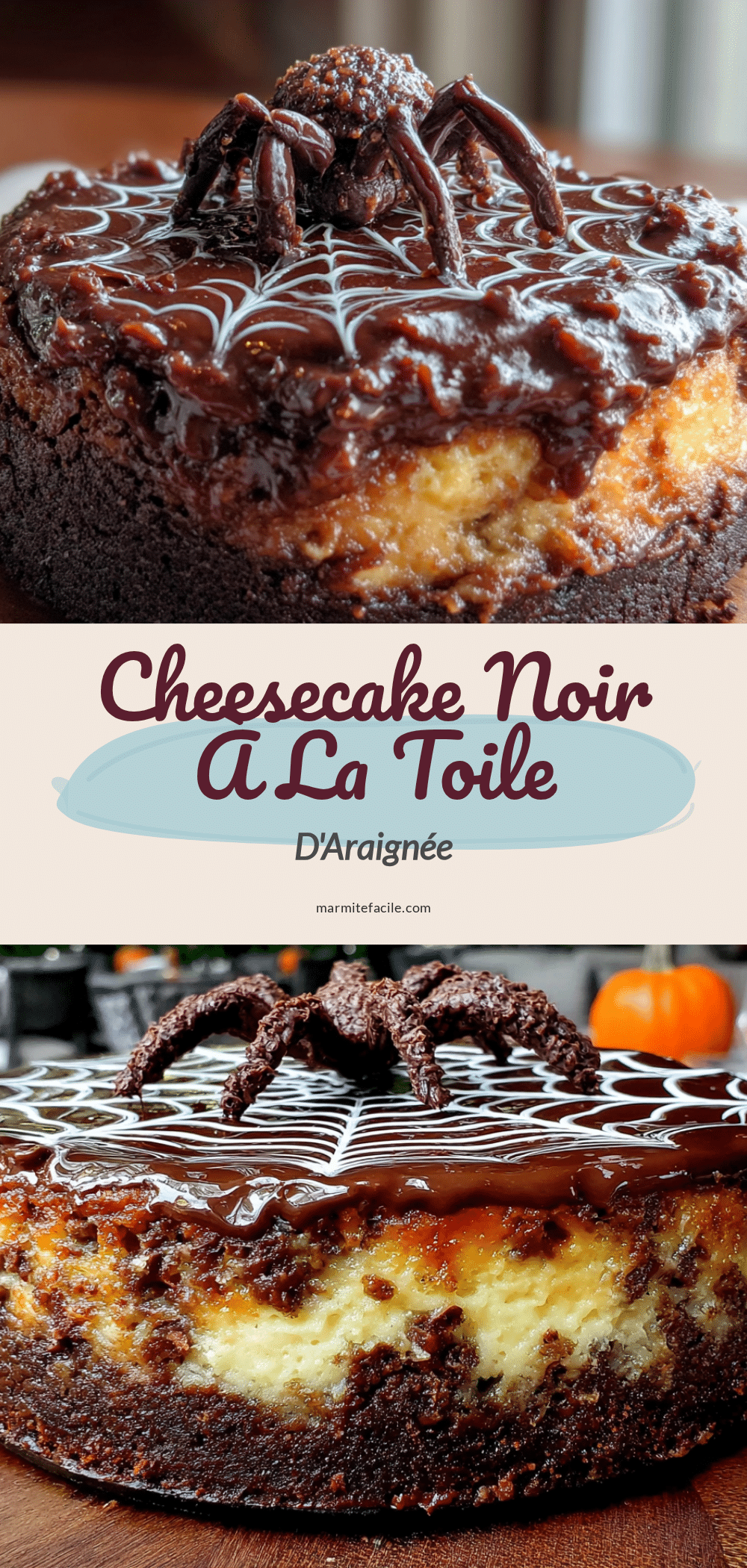 cheesecake noir halloween recipe