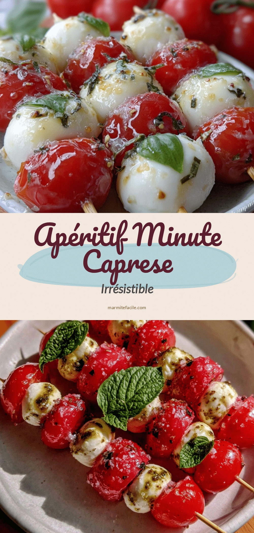 mini brochettes caprese prêtes en 10 minutes recipe