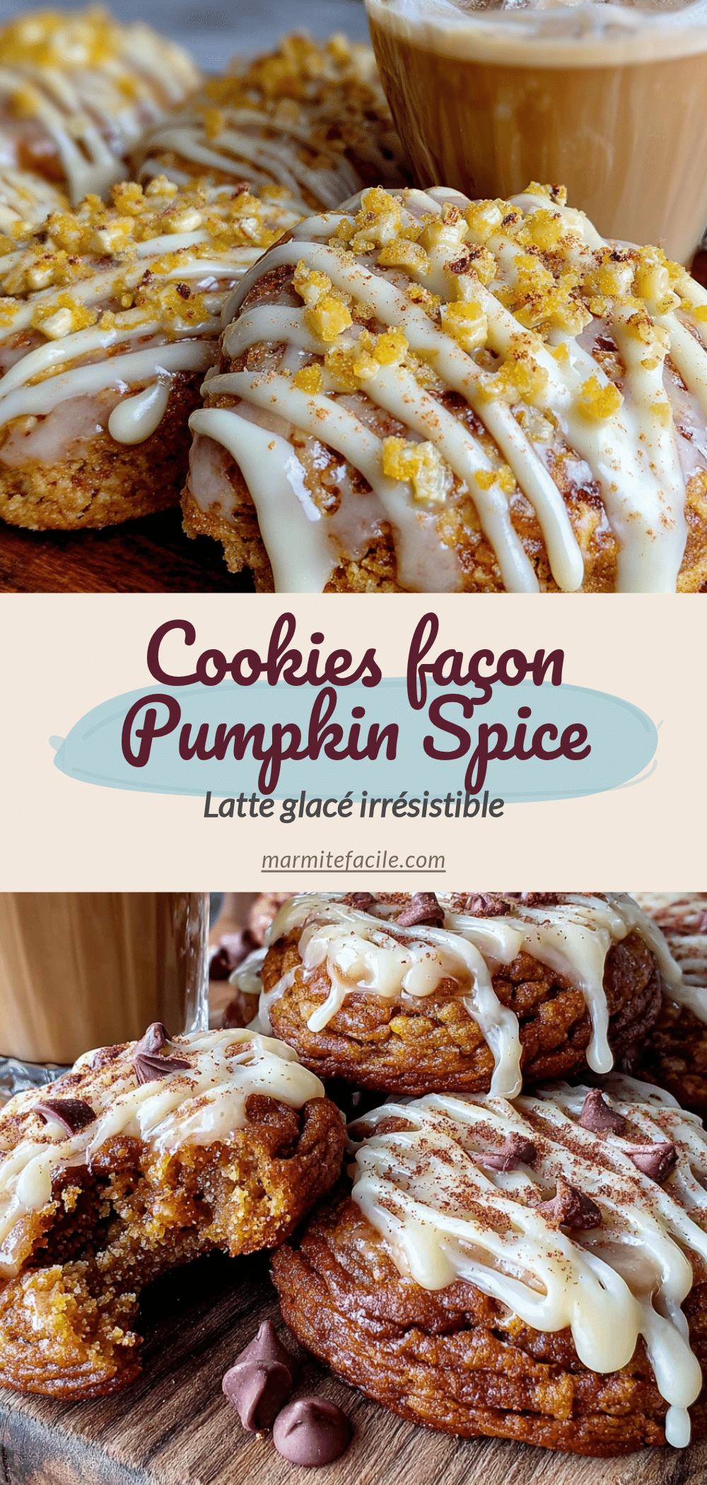 Parfait biscuits glacés façon Pumpkin Spice Latte recipe