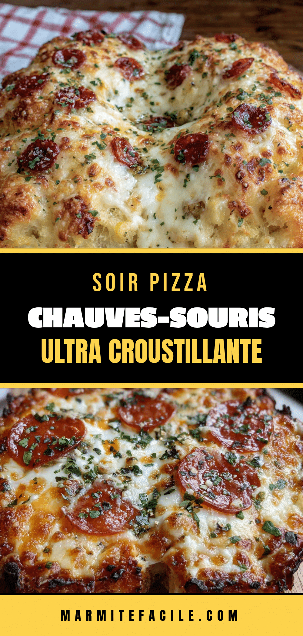 pizza chauve-souris croustillante pour enfants recipe