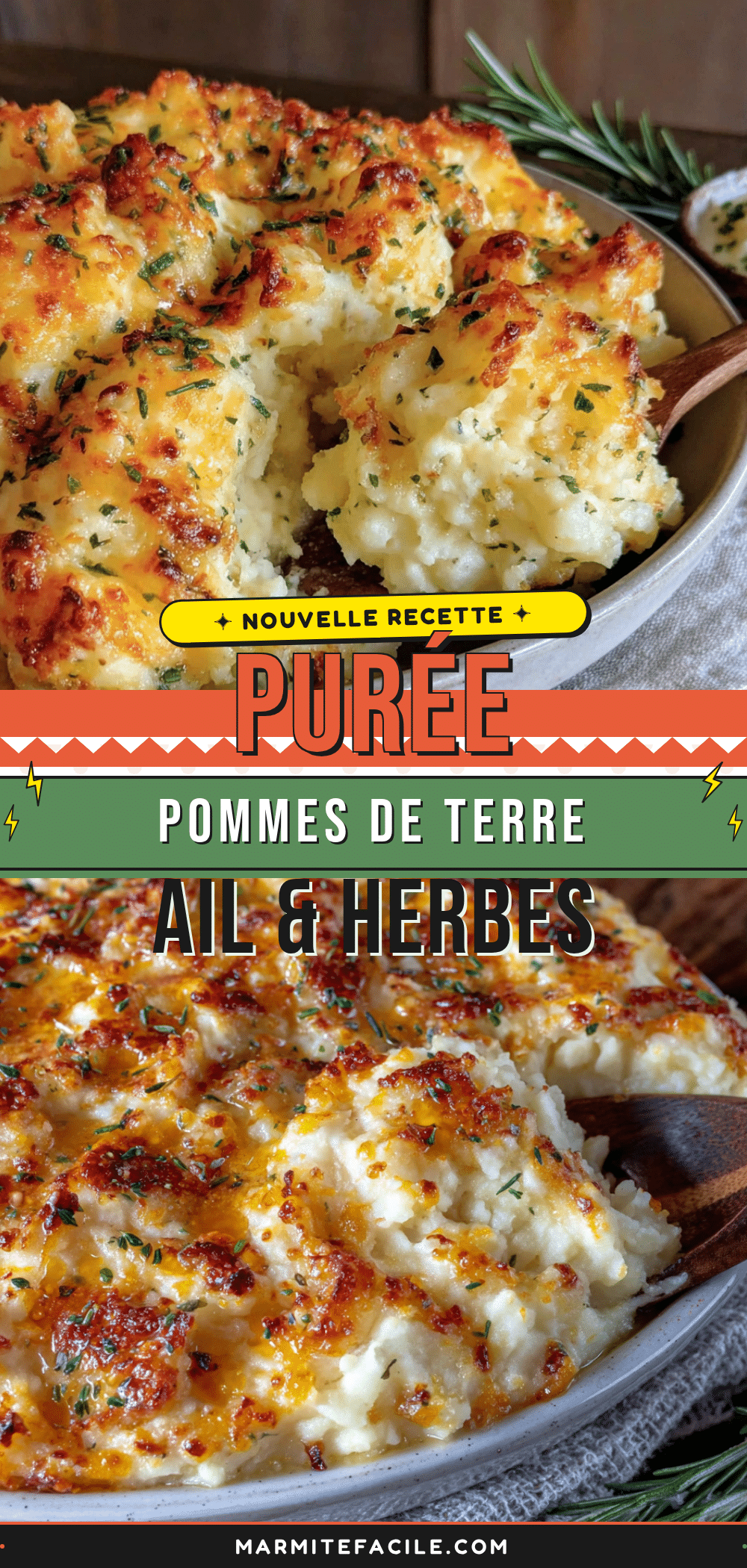 purée de pommes de terre à l’ail et aux herbes recipe
