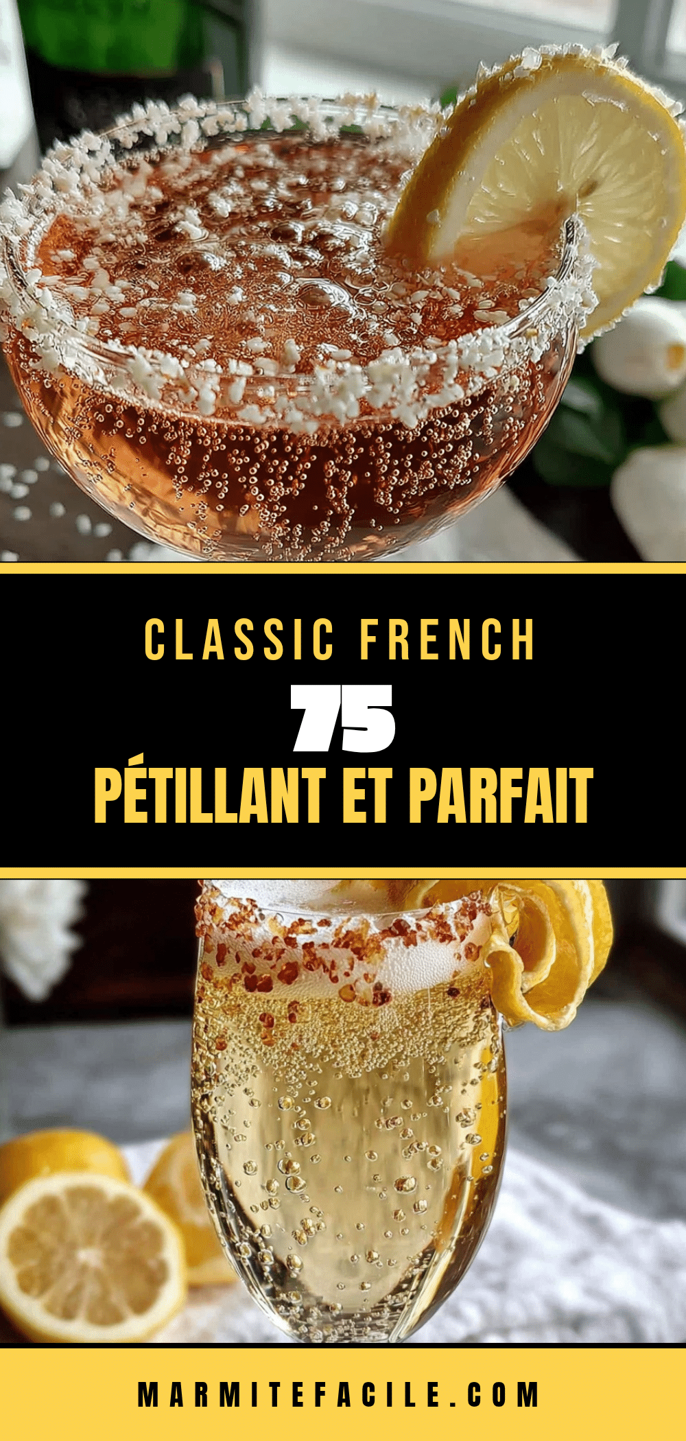 recette french 75 classique recipe