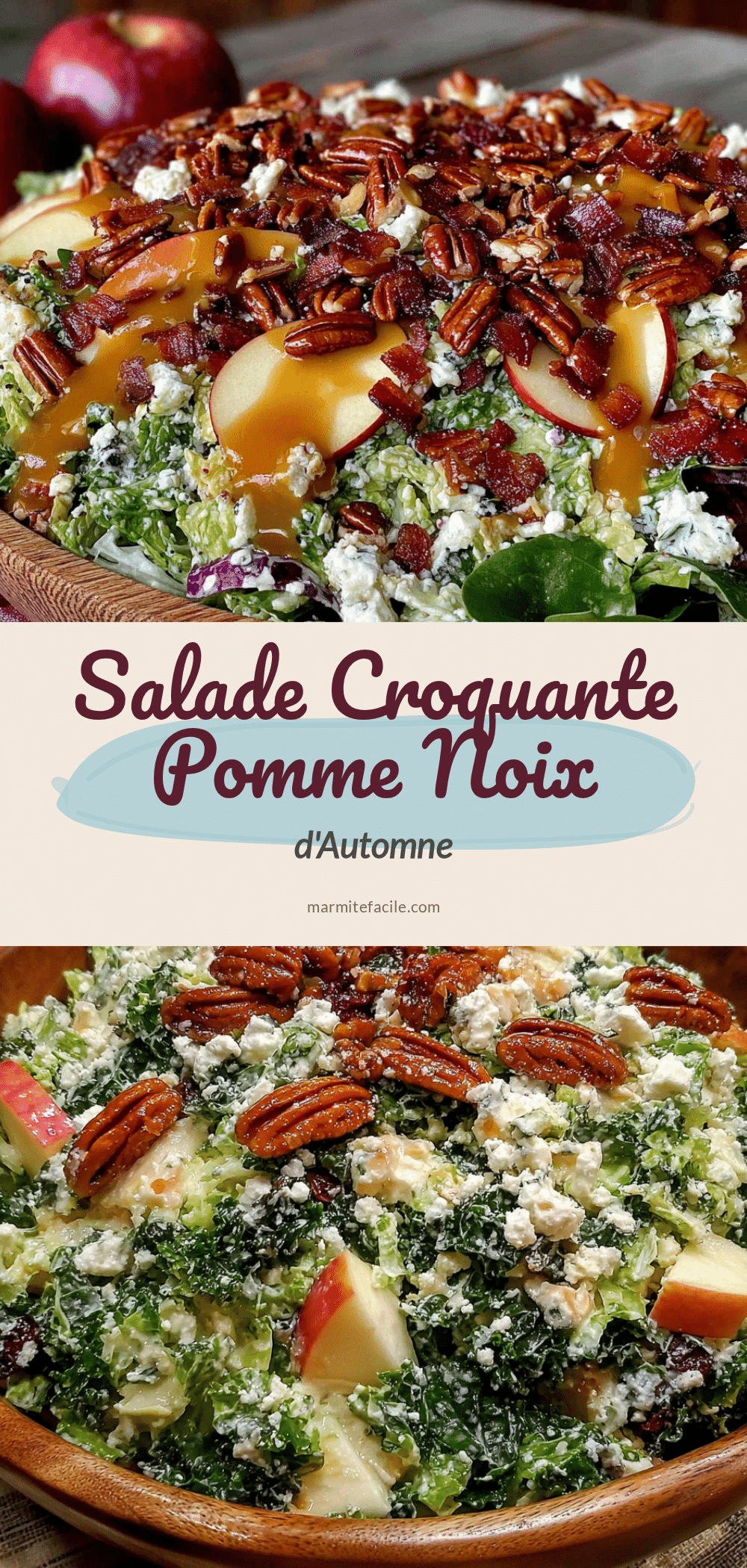 salade croquante pomme noix dautomne recipe