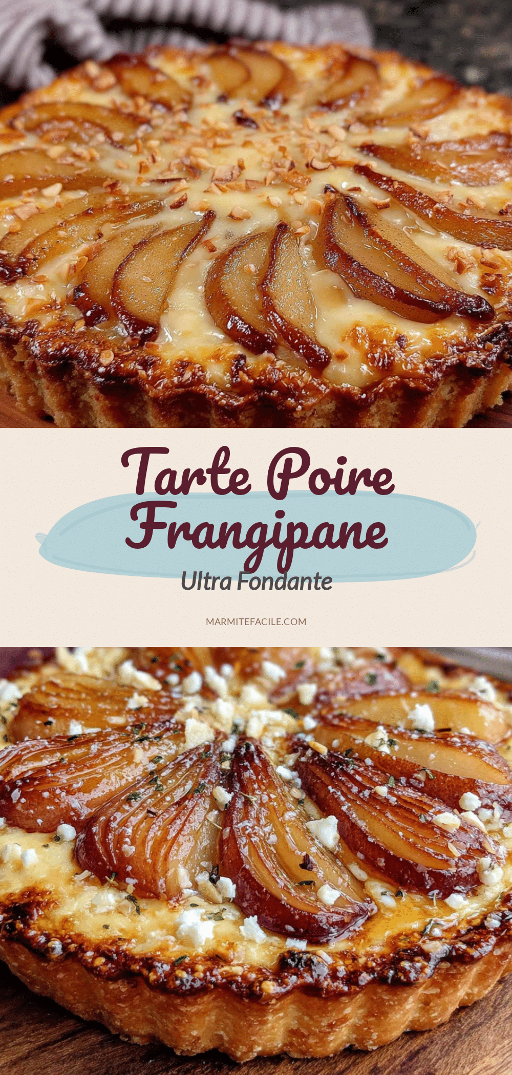 tarte poire frangipane ultra fondante recipe