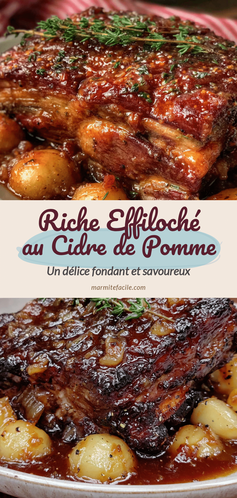 travers de porc braisés au cidre recipe