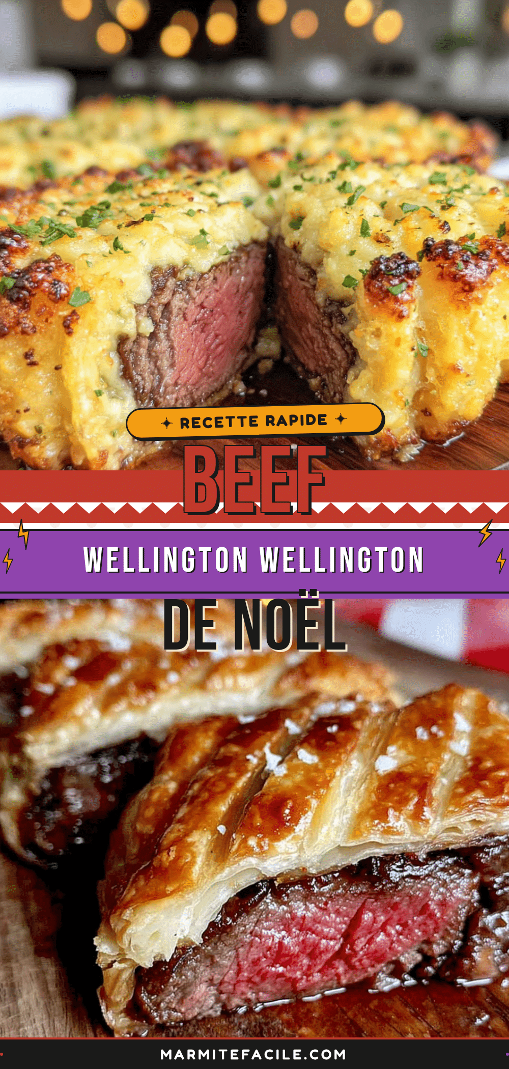 Beef Wellington rapide recipe