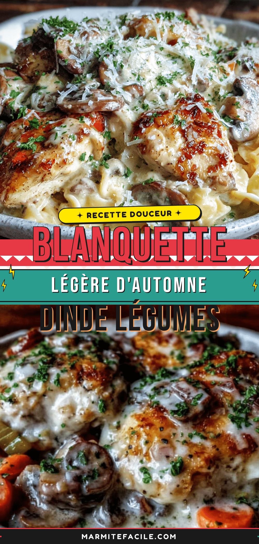 blanquette de dinde légère aux légumes d’automne recipe