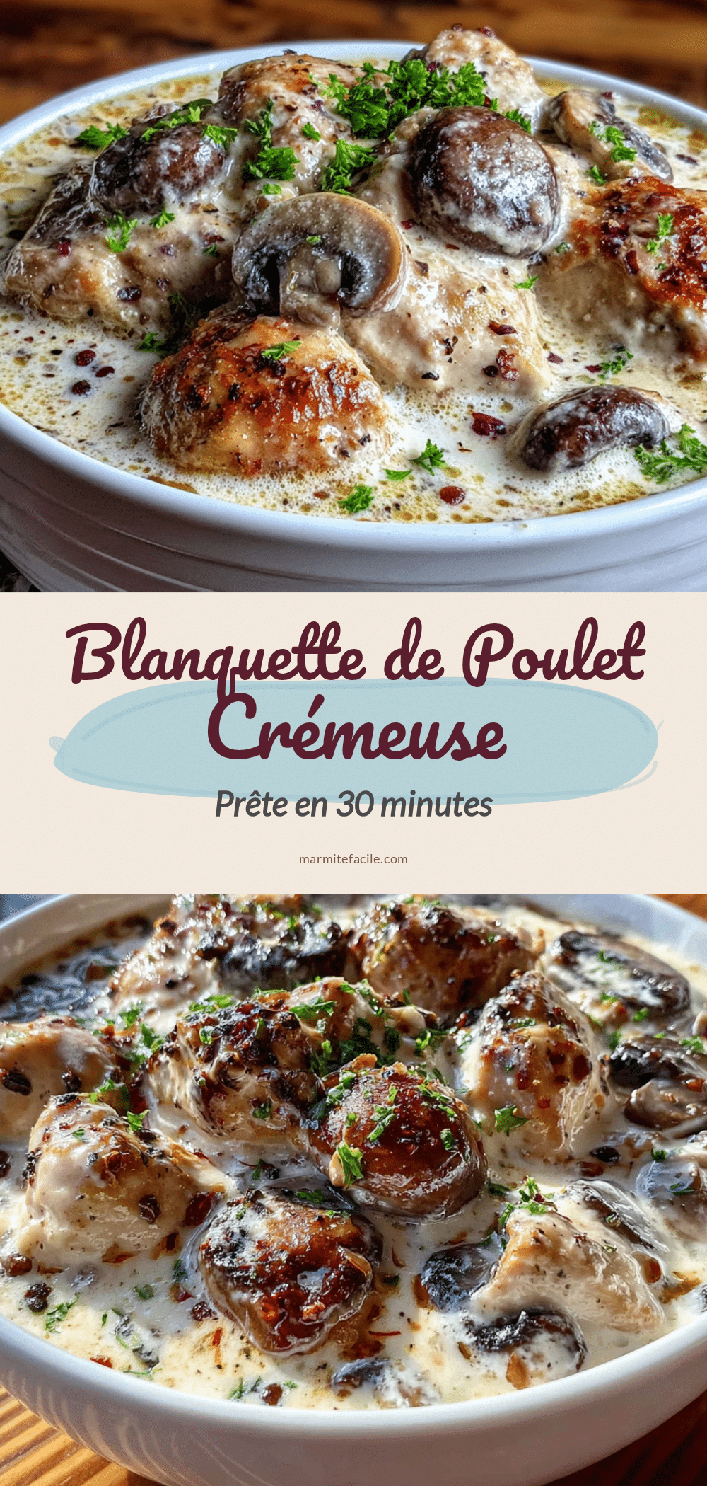 blanquette de poulet crémeuse prête en 30 minutes recipe