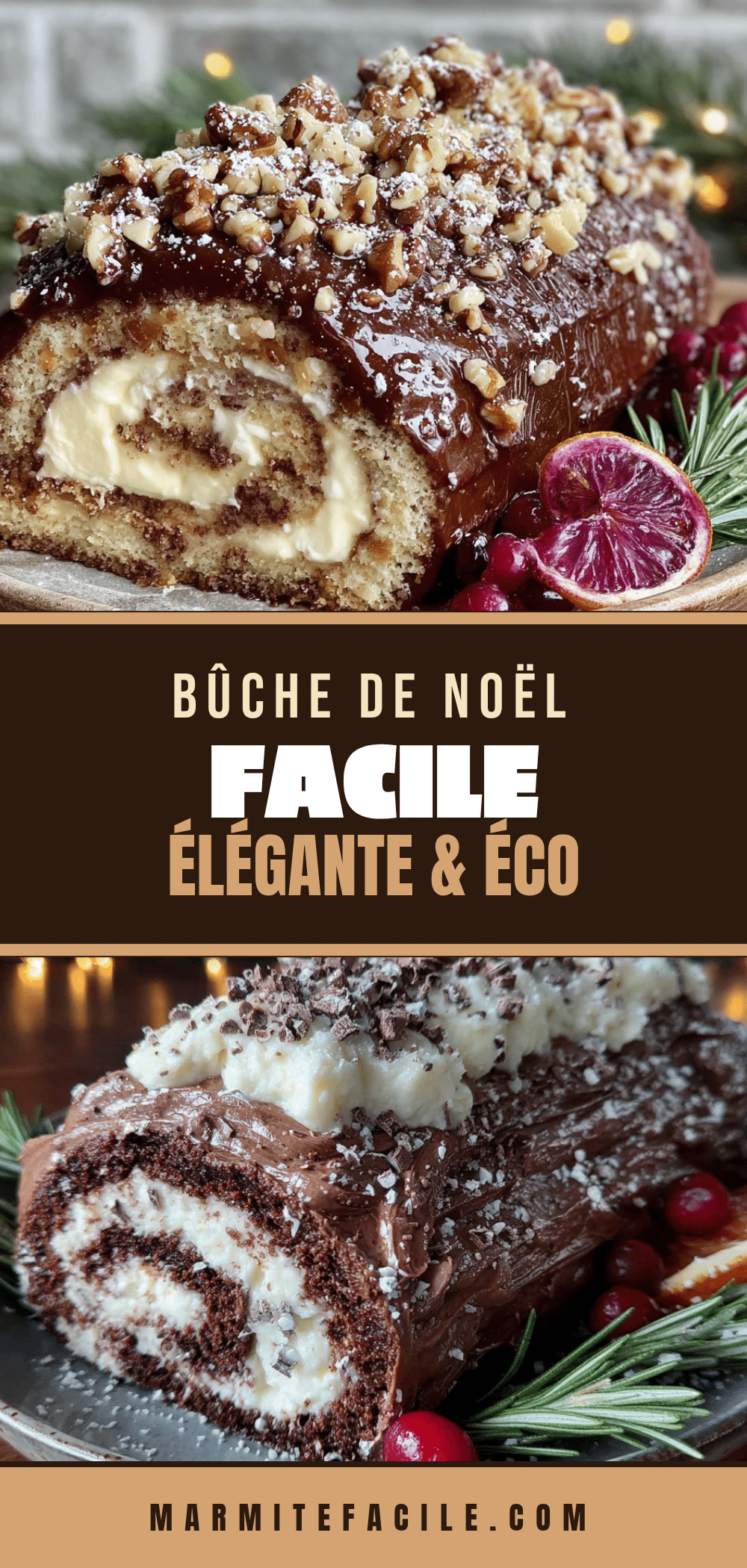 bûche de Noël facile recipe