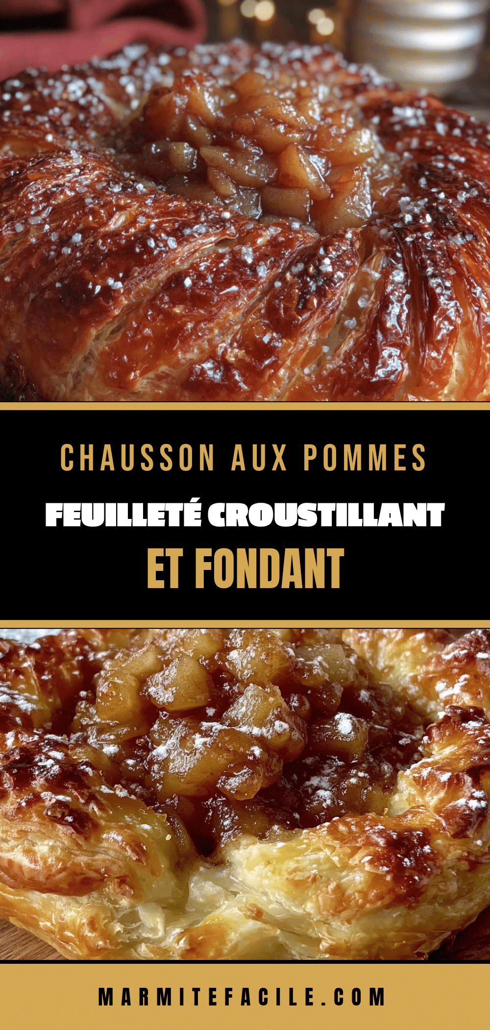 chausson aux pommes feuilleté recipe