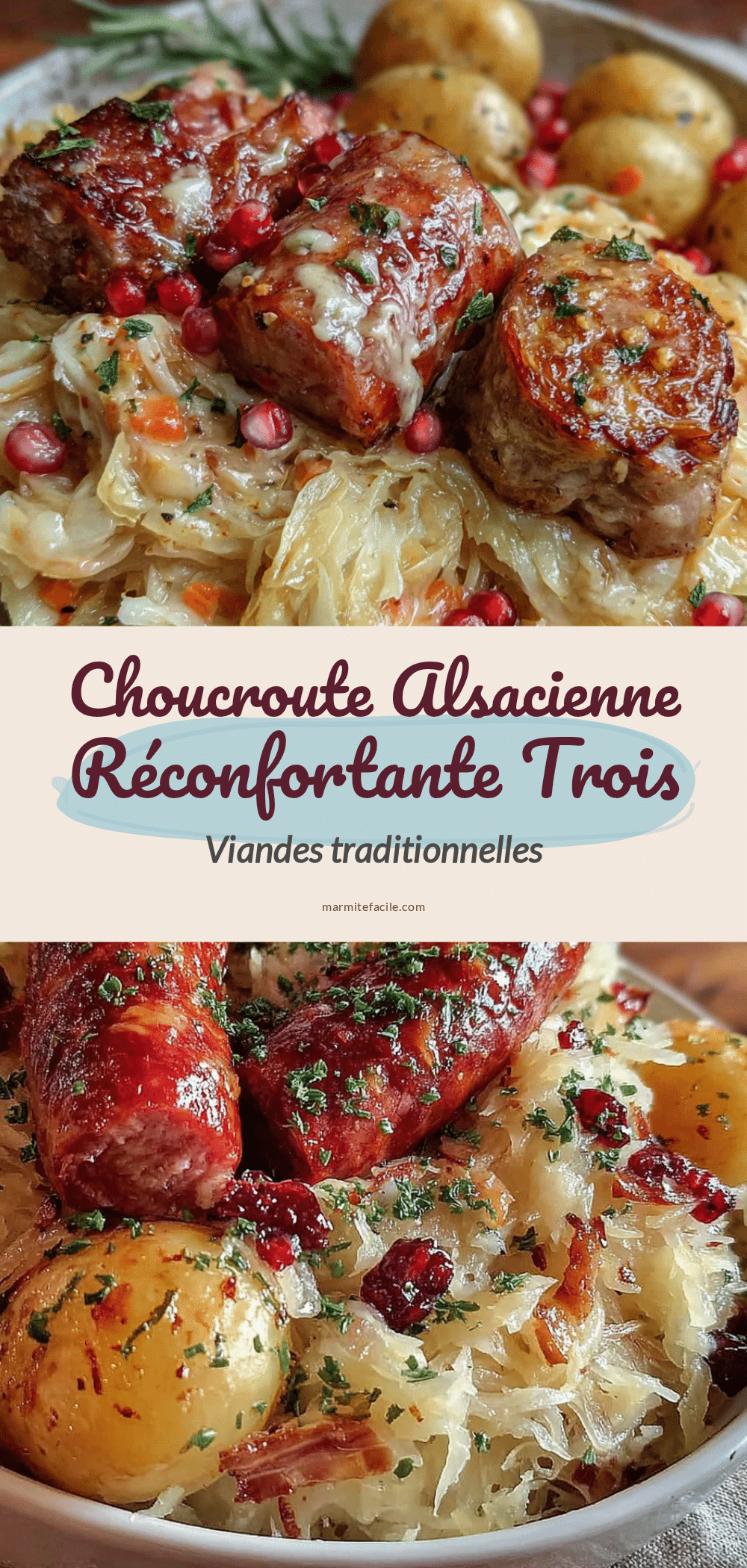 choucroute alsacienne trois viandes facile recipe