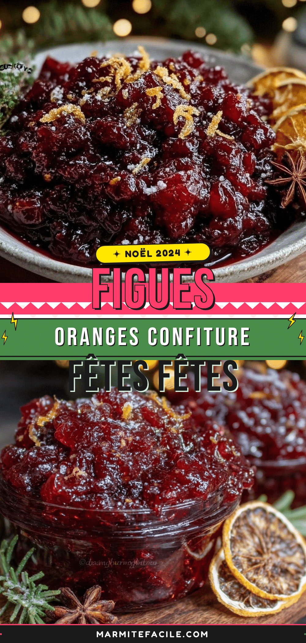 Confiture de figues et oranges de Noël recipe