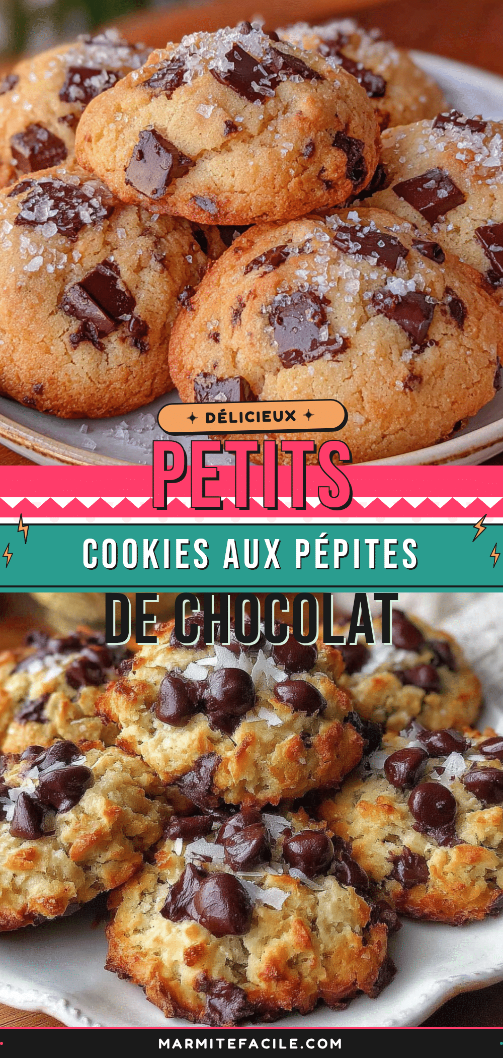cookies aux pépites de chocolat tout moelleux recipe