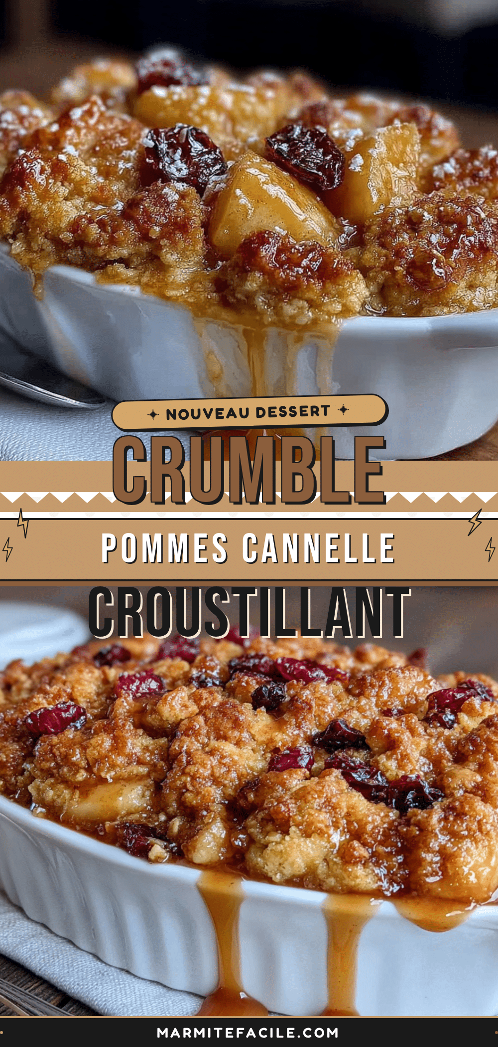 crumble pommes cannelle croustillant recipe