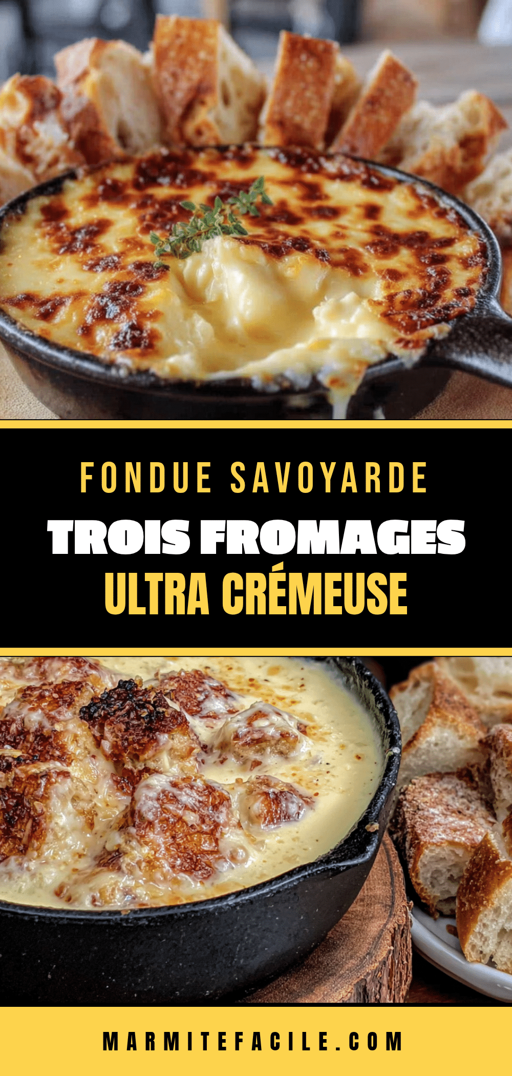 fondue savoyarde 3 fromages recipe
