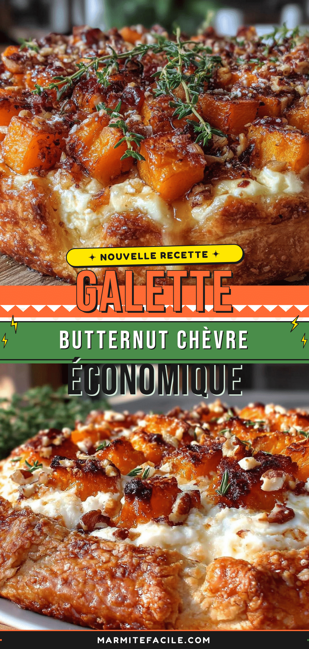 galette butternut chèvre économique recipe
