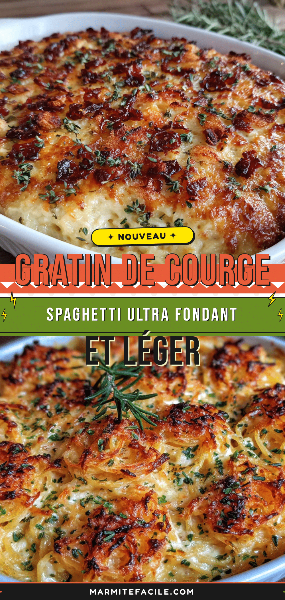 gratin de courge spaghetti ultra fondant et léger recipe