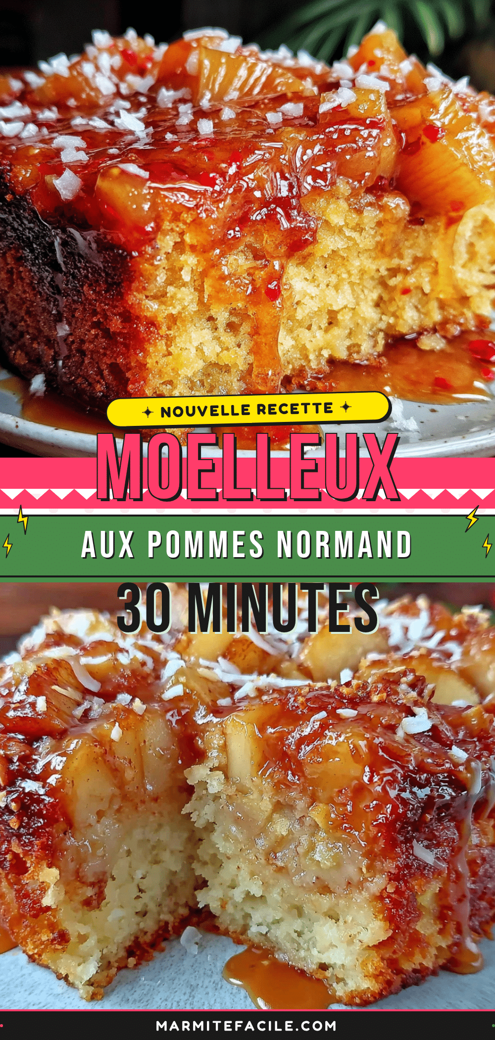 Moelleux aux pommes normand recipe