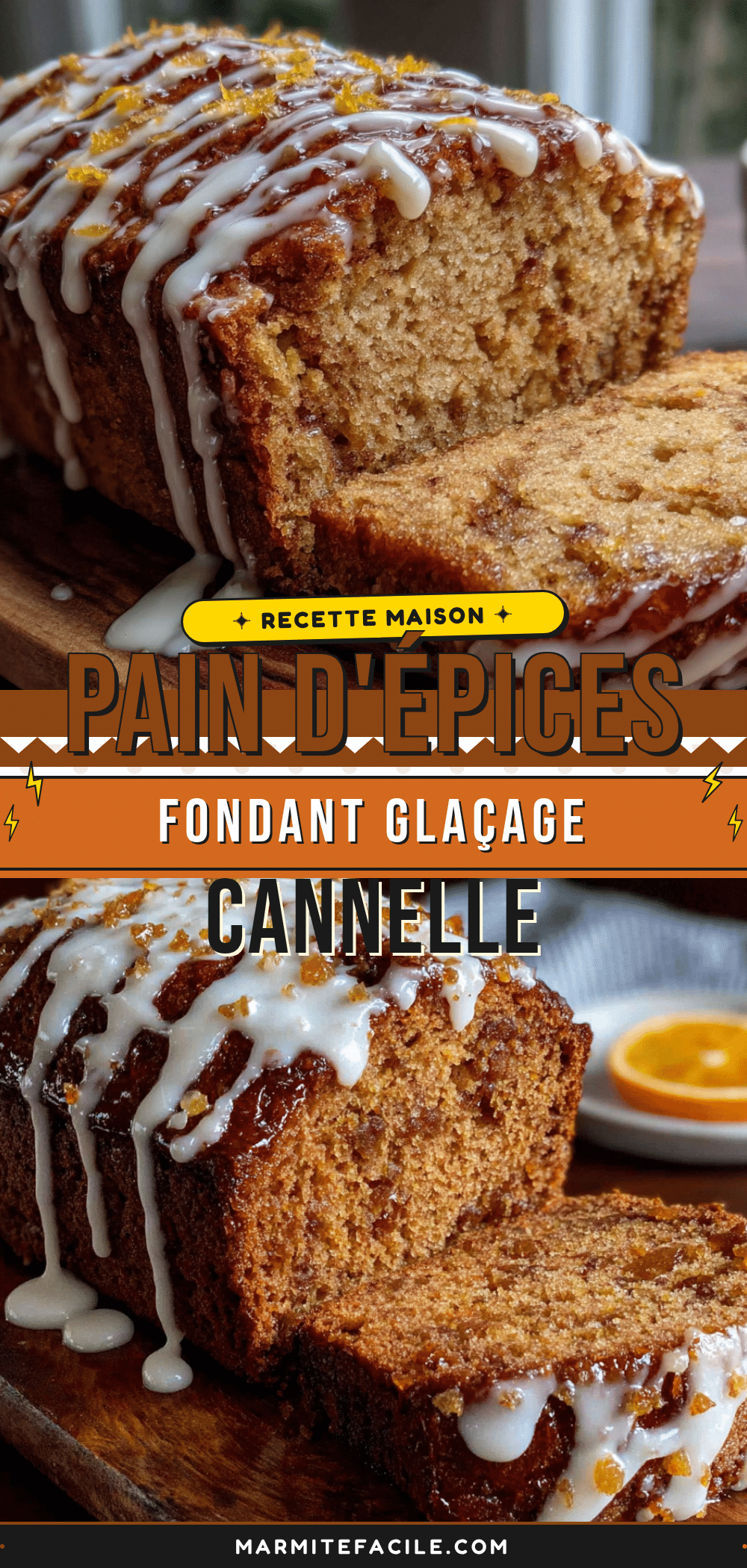 pain dépices maison fondant glaçage cannelle recipe