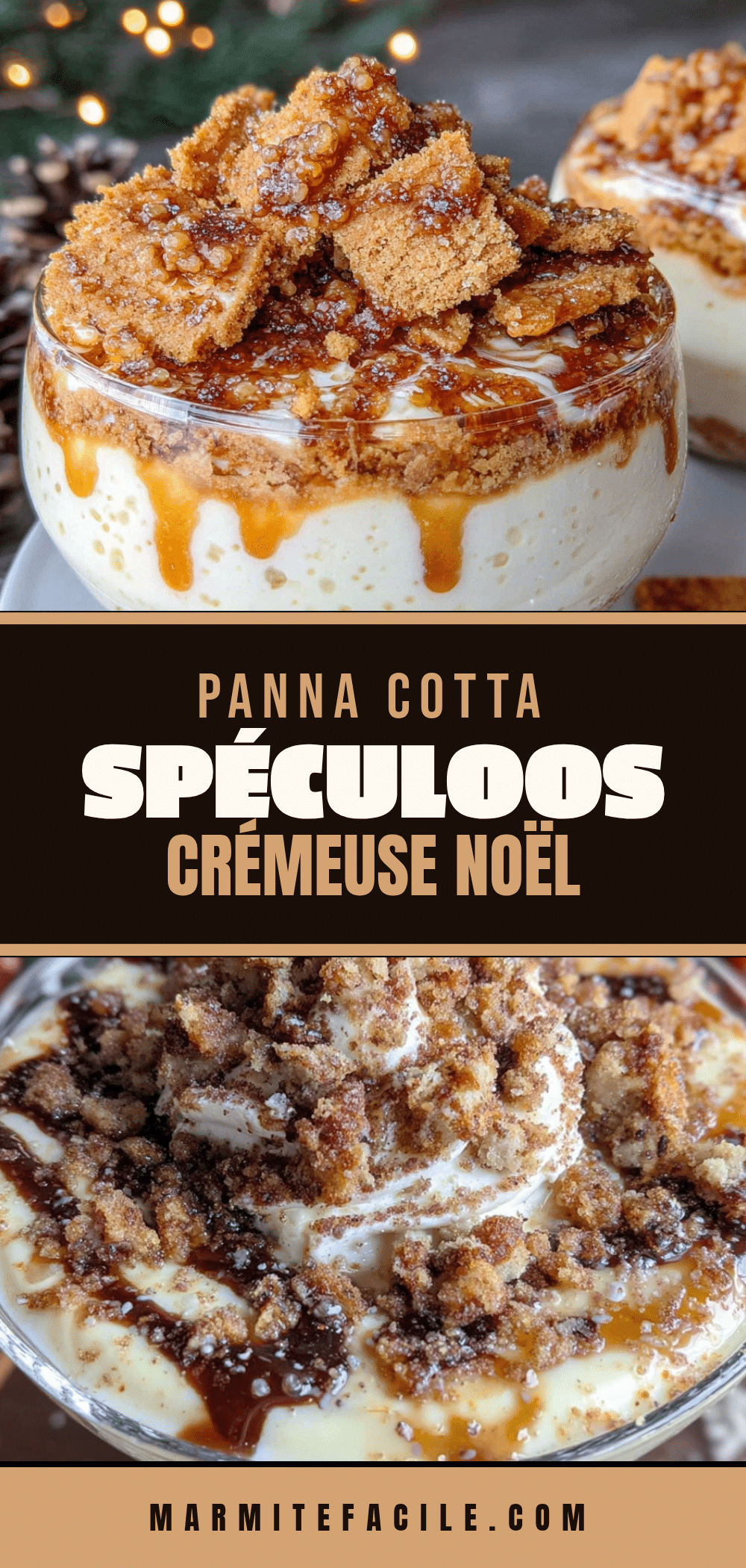 panna cotta spéculoos crémeuse recipe
