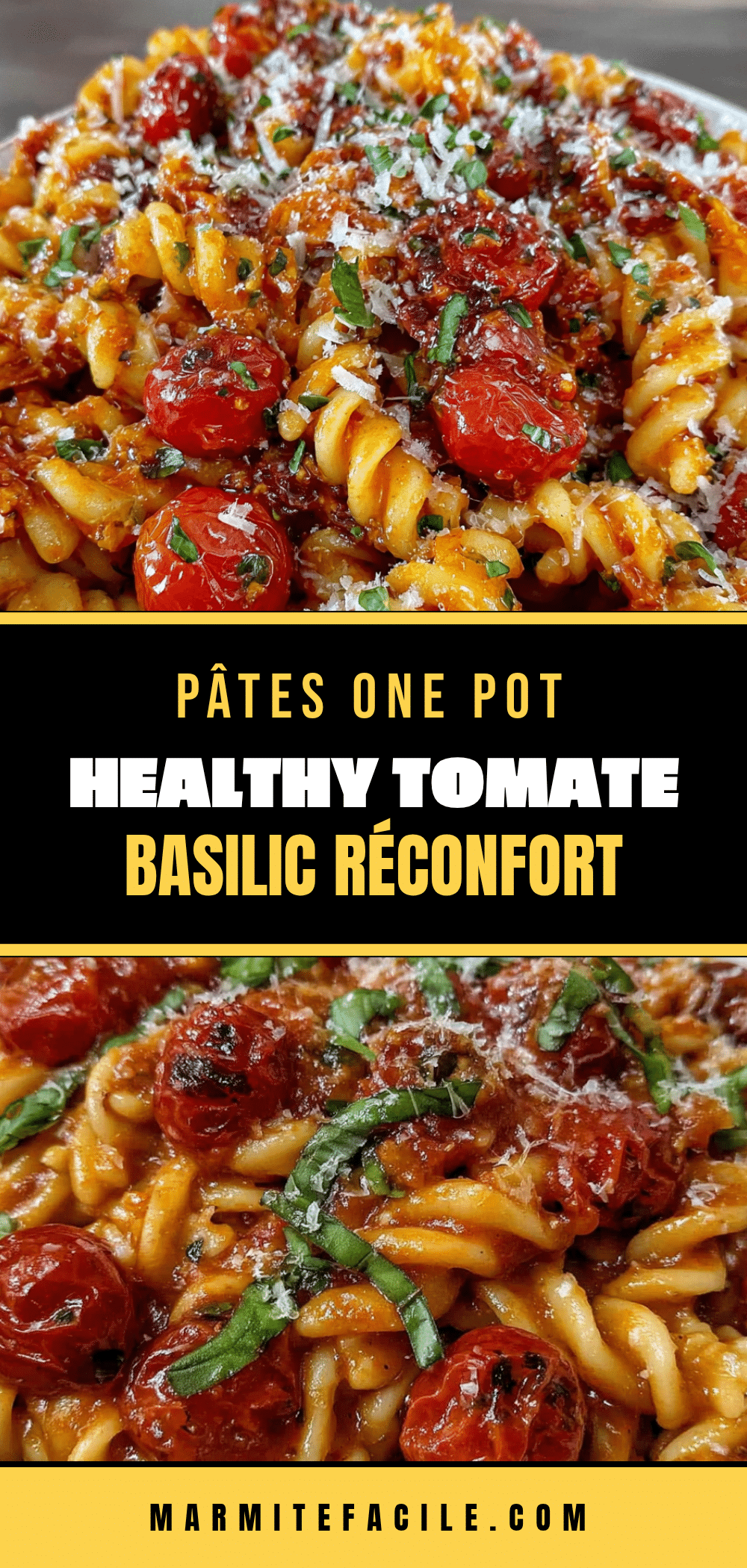 pâtes one pot tomate basilic recipe