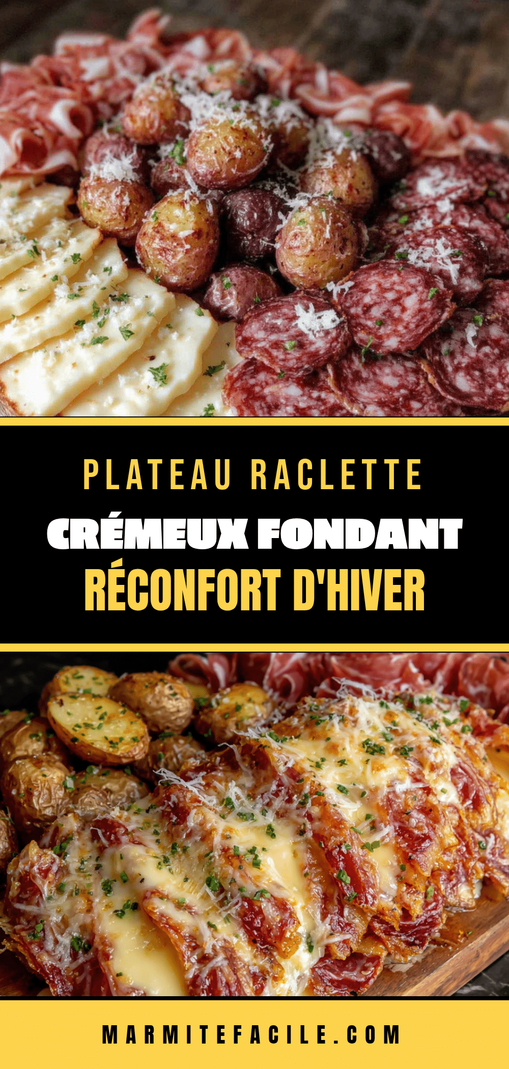 plateau raclette crémeux et fondant recipe