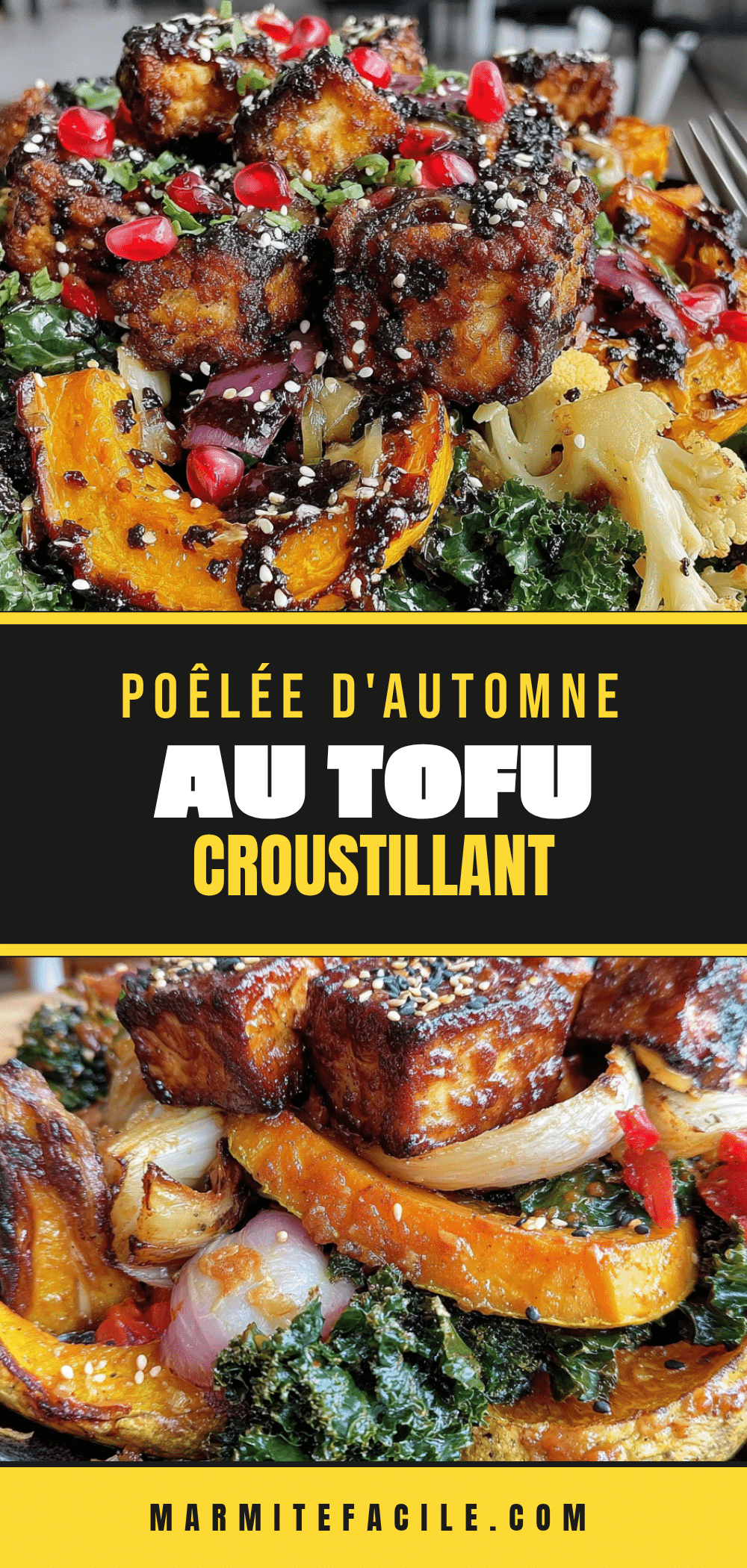 poêlée d’automne au tofu croustillant recipe