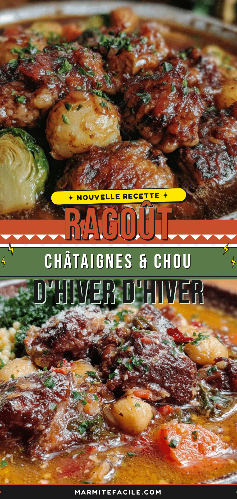 ragoût de châtaignes et chou dhiver recipe