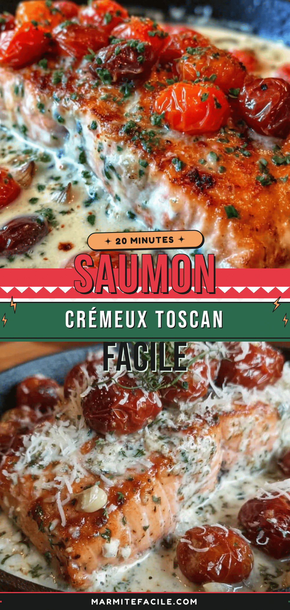 Saumon crémeux toscan prêt en 20 minutes recipe