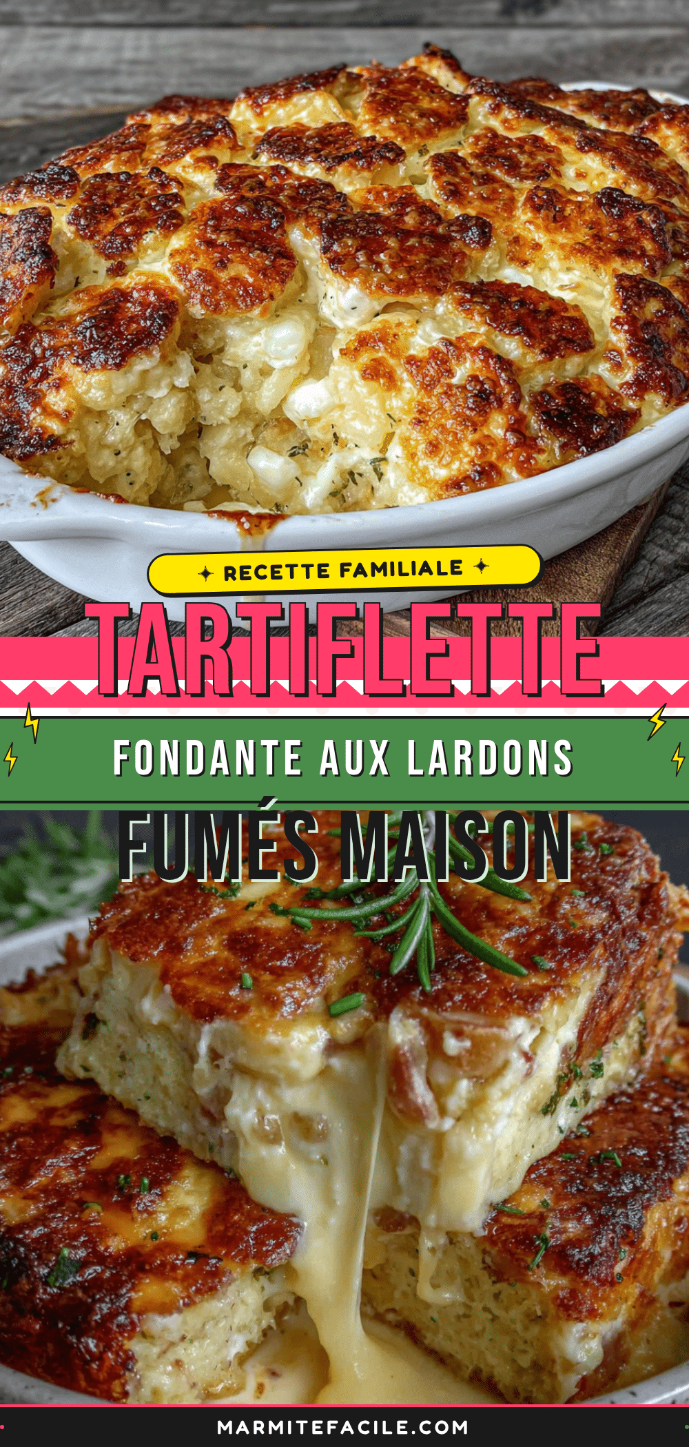 tartiflette fondante aux lardons fumés recipe