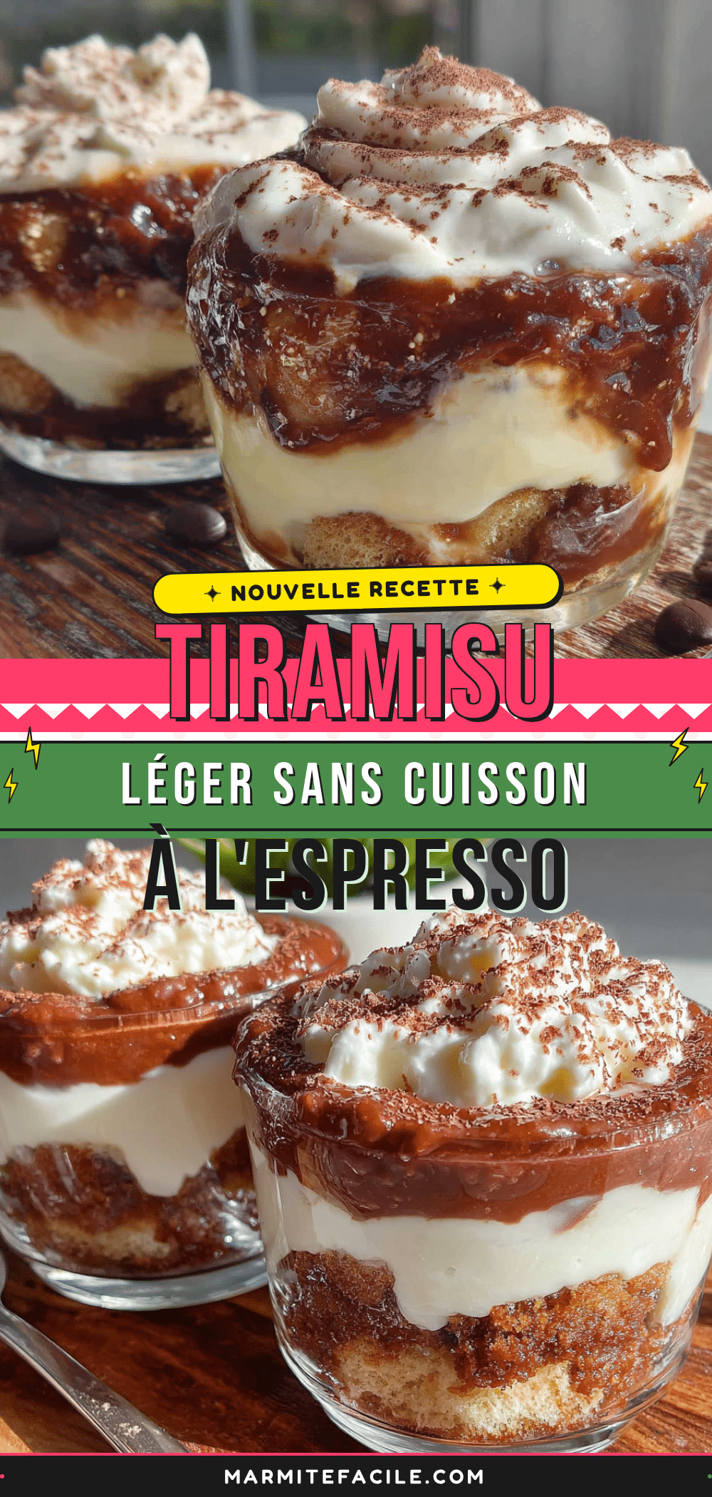 tiramisu léger sans cuisson à l’espresso recipe